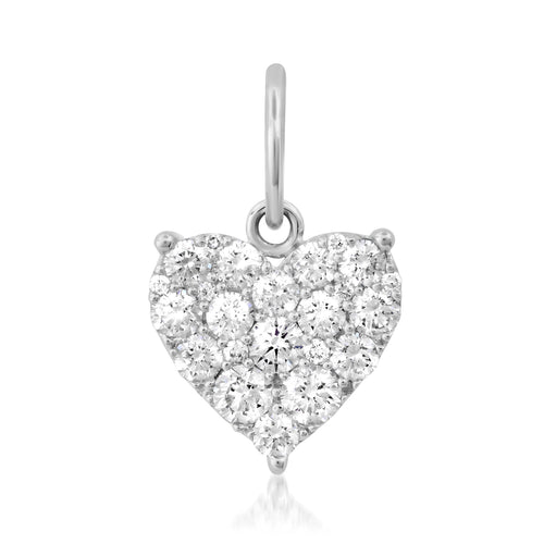 Have my Heart Diamond Cluster Charm