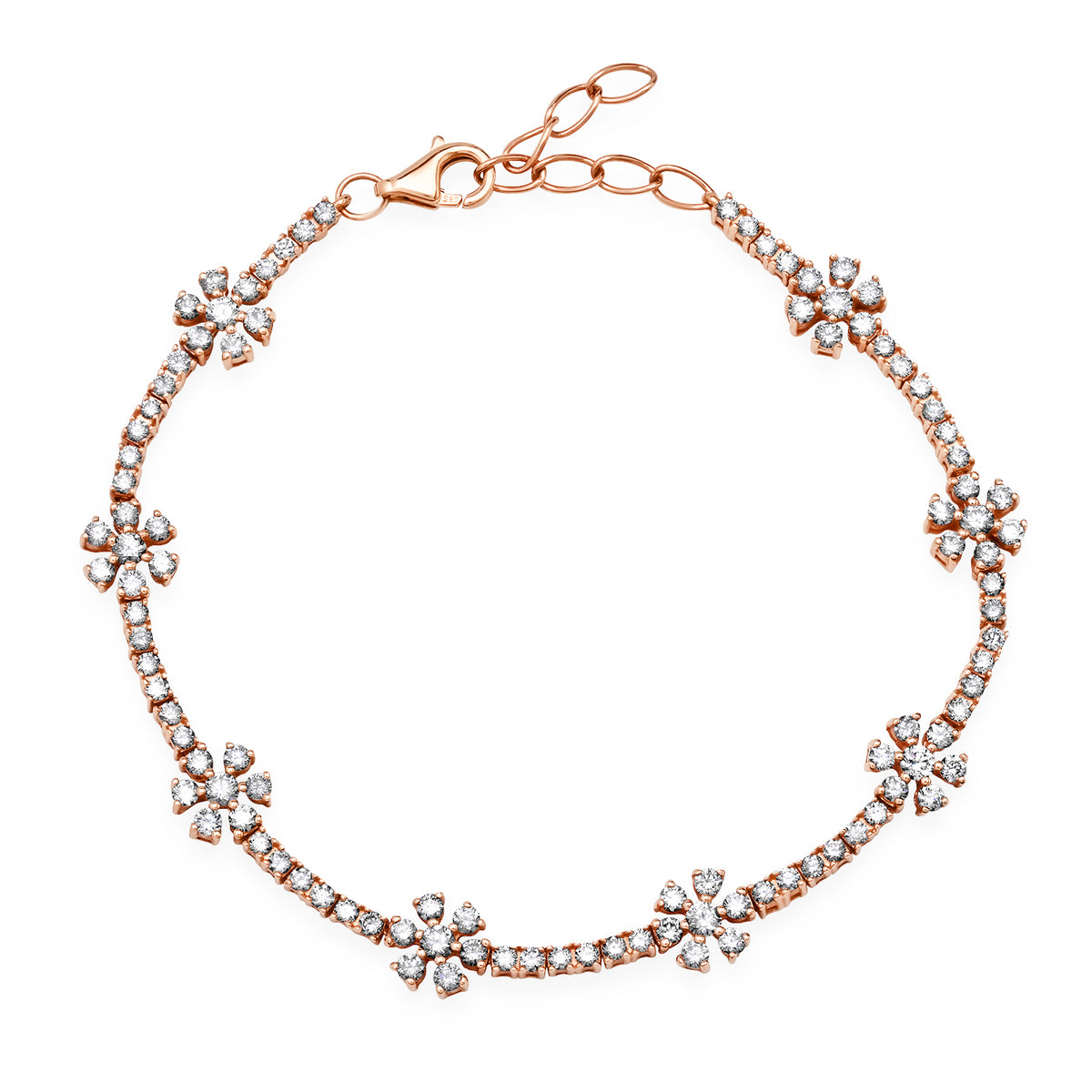 Darling Diamond Daisy Tennis Bracelet