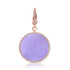 One of a Kind Murano Glass Nike Goddess Cameo Pendant & Diamond Frame