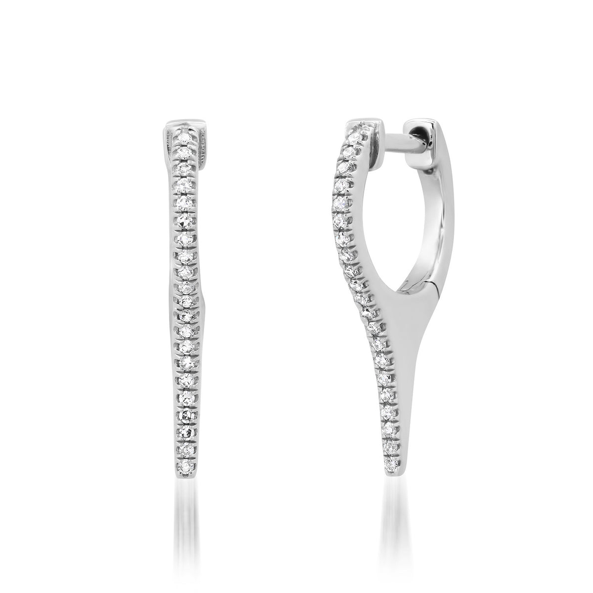 Mini To the Point Diamond Dagger Earrings