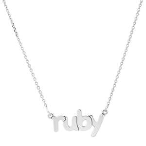 Petite & Sweet Lowercase Nameplate Necklace