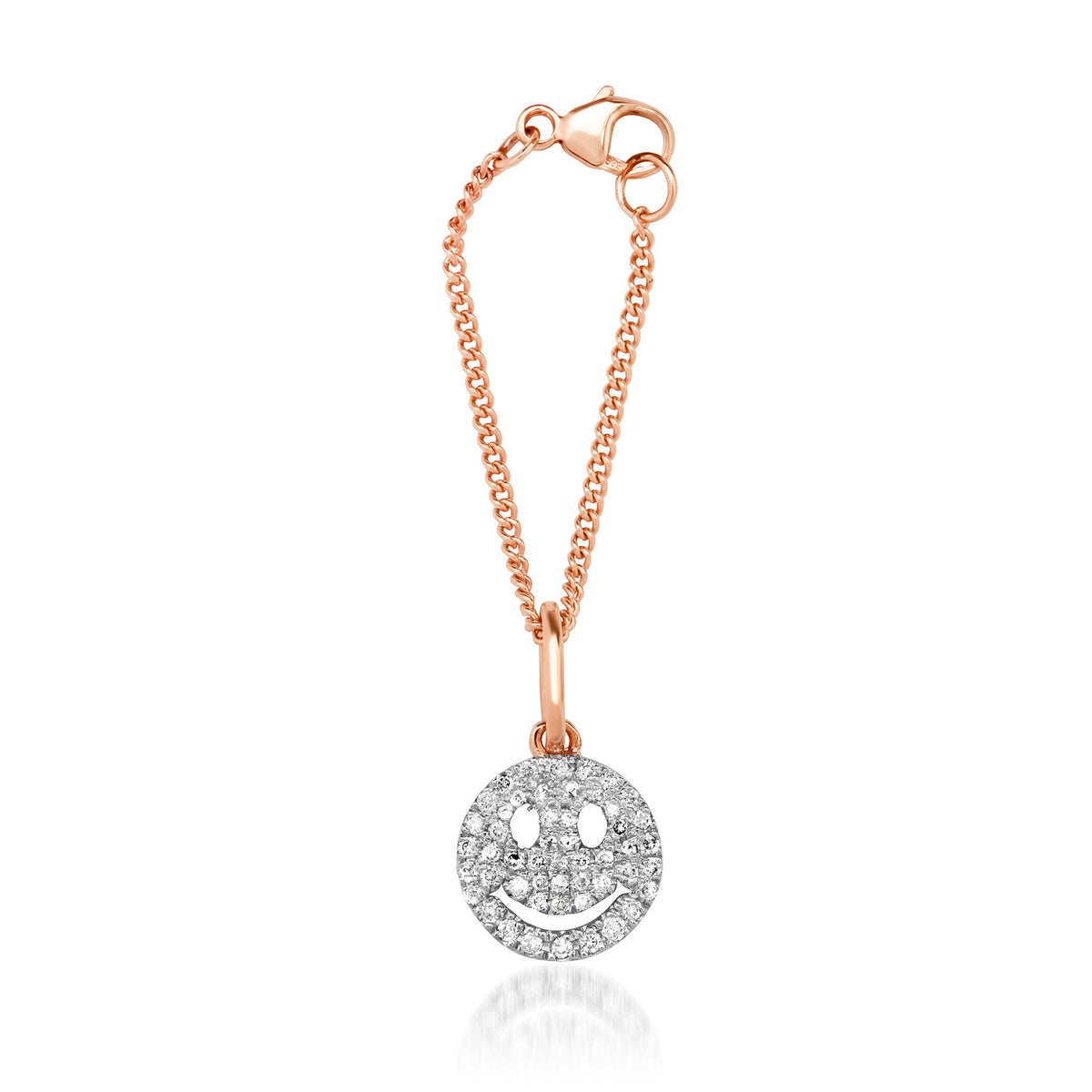 Smiley Watch Charm Bracelet