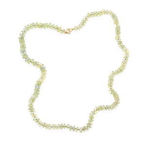 Prehnite Gemstone Beaded Necklace