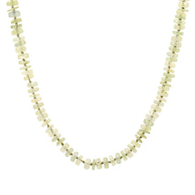 Prehnite Gemstone Beaded Necklace