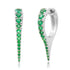  The Luxe Gemstone To the Point Diamond Dagger Earrings