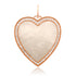 Jumbo Malachite or Mother of Pearl Heart Pendant