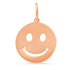 Be Happy Jumbo Gold Smiley Face Charm