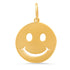 Be Happy Jumbo Gold Smiley Face Charm