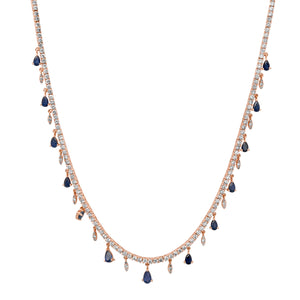 Sapphire hot sale statement necklaces