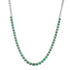 Emerald Goddess Square Collar Necklace
