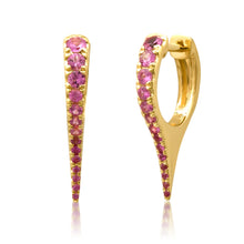 The Luxe Gemstone To the Point Diamond Dagger Earrings