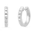 Mini Pyramid Huggie Hoop Earrings