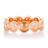 Gold & Diamond Smiley Face Eternity Band Ring