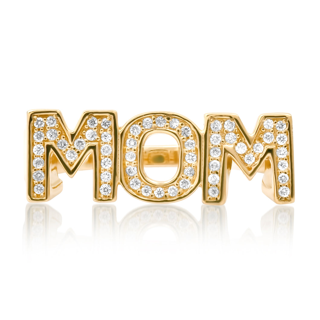 The Ultimate Diamond Mom Stacking Ring