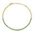 Emerald Goddess Square Collar Necklace