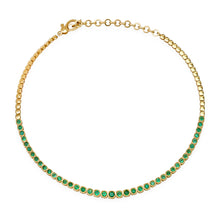 Emerald Goddess Square Collar Necklace
