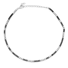 Black & White Diamond Dream Tennis Necklace