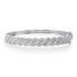 Twisted Pave Diamond & Gold Bangle Bracelet