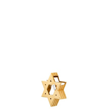 Slide-On Ribbed or Pave Star of David Charm
