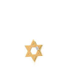 Slide-On Ribbed or Pave Star of David Charm
