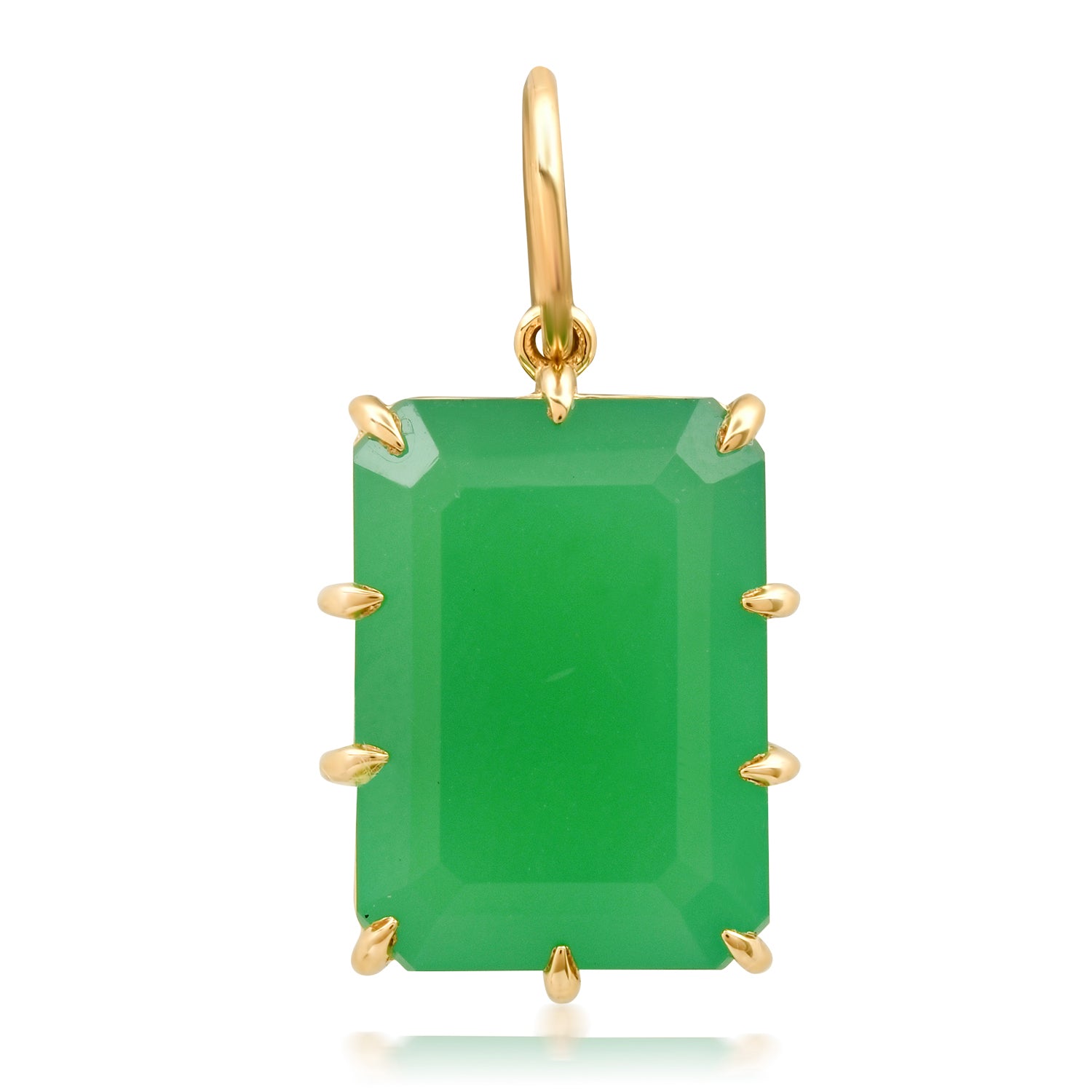 Faceted Scalloped Juicy Gemstone Charm