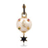 Celestial Diamond & Gemstone Dangle Pearl Charm