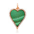 Heavenly Diamond & Gemstone Heart Charm