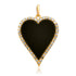 Heavenly Diamond & Gemstone Heart Charm