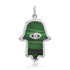 Evil Eye Diamond & Gemstone Hamsa Charm