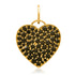 Pave Chubby Gemstone Heart Charm