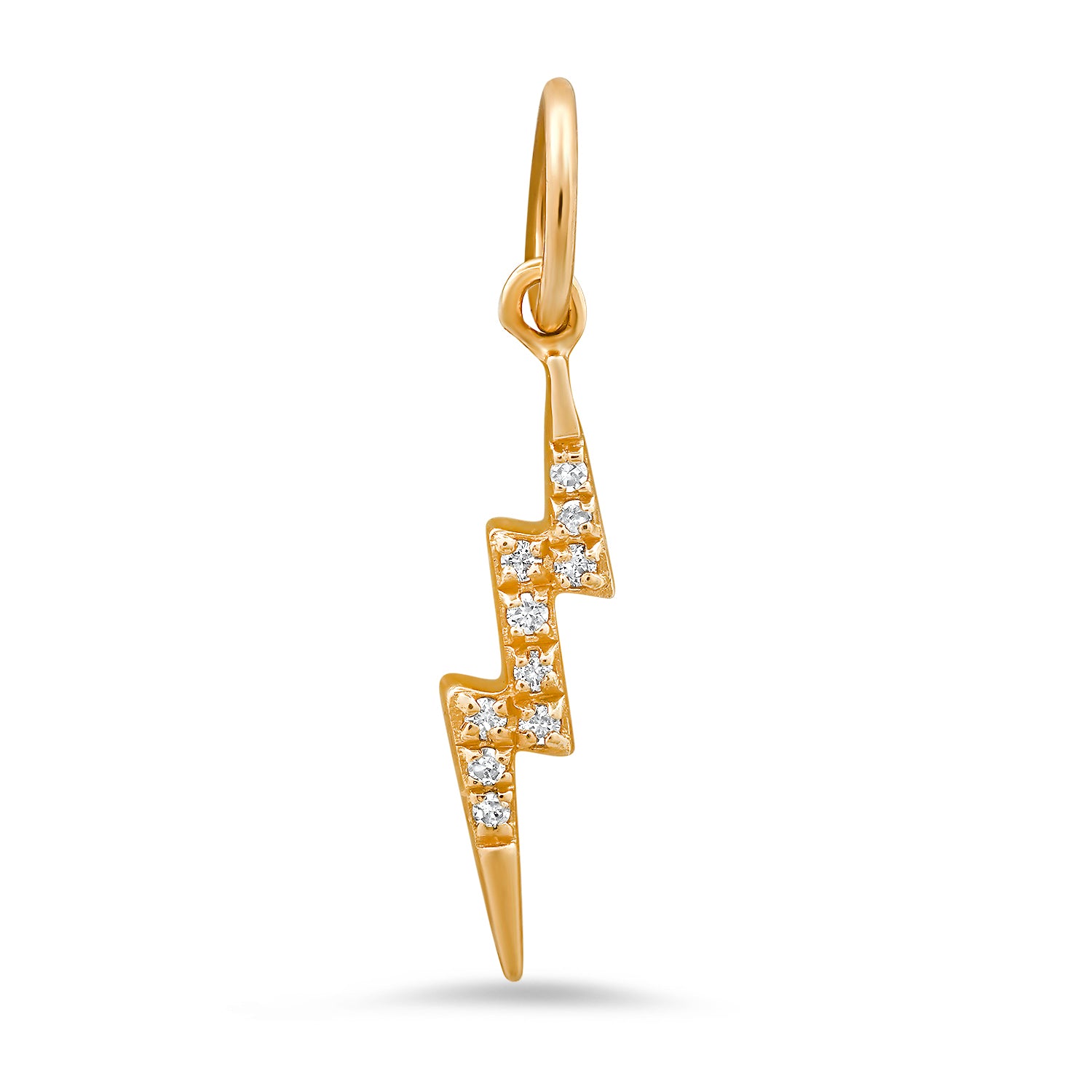 Mini Diamond Lightning Charm