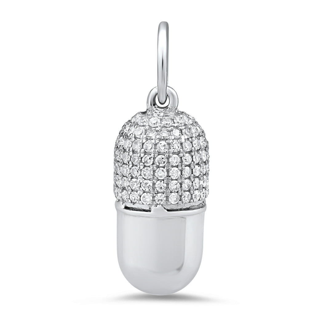 Mini Diamond Pill Charm