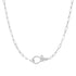 Hooked On You Micro Paperclip Chain Necklace