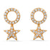 Shimmering Diamond Pave Star Earring Charms