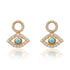 Turquoise Evil Eye Earring Charms
