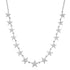 Diamond Studded Double Chain Star Necklace