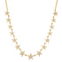 Diamond Studded Double Chain Star Necklace