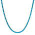 Mighty Full Length Turquoise Tennis Necklace