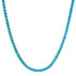 Mighty Full Length Turquoise Tennis Necklace