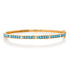 Dreamy Turquoise & Diamond Bangle Bracelet