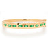 Elevating East West Emerald Marquis Bangle