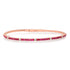 Alternating Diamond & Ruby Flex Bangle Bracelet