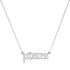High Polish Old English Zodiac Necklace 