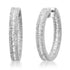 Glitzy 1 Inch Diamond Illusion Hoops