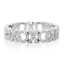 XOXO Pave Diamond Eternity Band