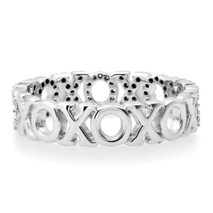 XOXO Pave Diamond Eternity Band