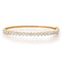 Two-Prong Diamond Rounds Bangle Bracelet