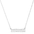 High Polish Old English Mama Nameplate Necklace