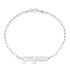 Customizable Old English Name Chain Bracelet
