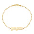 Customizable Old English Name Chain Bracelet